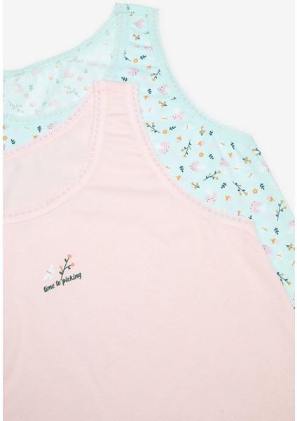 Kız Çocuk Mushroom 2li Çok Renkli Atlet fırsatları