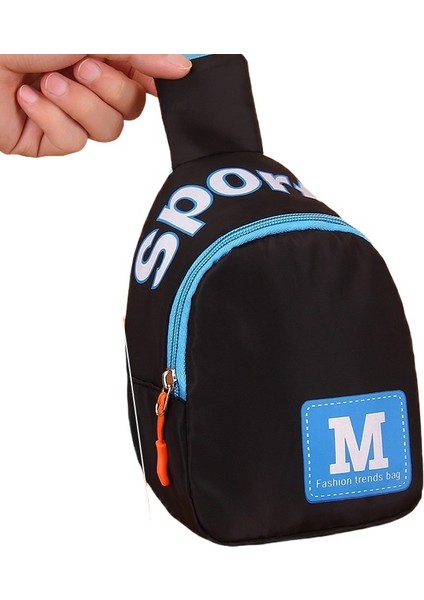 Çocuk Çantaları Harf Göğüs Çantaları Erkek Kız Çanta Crossbody Çantalar Omuz Çantaları (Yurt Dışından)