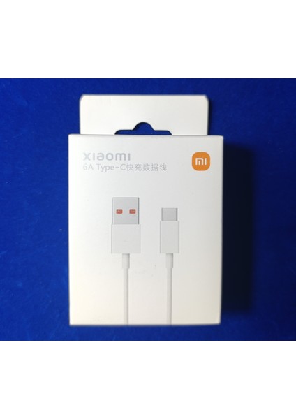 % 100 Orijinal Xiaomi Turbo 6 Amper USB A - Type C Şarj ve Data Kablosu