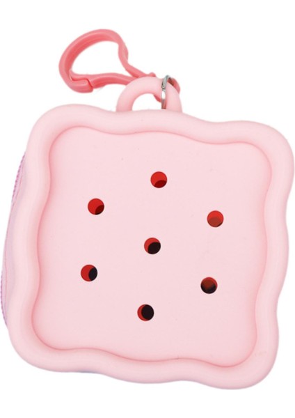 Kartlık Trendy Para Cebi Bozuk Paralık Çantası Pembe (Yurt Dışından)