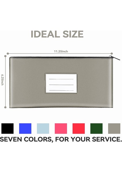 Adet Fermuarlı Para Çantaları, Banka Mevduat Çantaları Için 11.2x6.3 Inç (Yurt Dışından) fiyatları