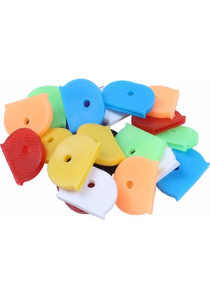 24 Esnek Anahtar Kapaklı Anahtar Kapakları Çok Renkli (Yurt Dışından)