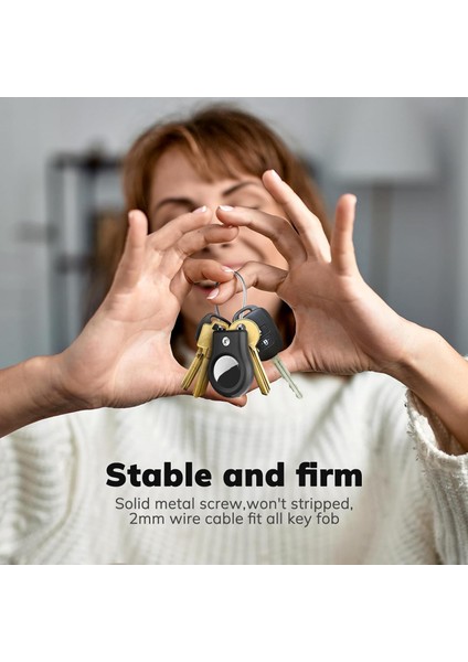 Apple Airtags Için Kablolu Hava Etiketi Kilit Kutusu Için Anahtarlık Tutucu (Yurt Dışından) fırsatları