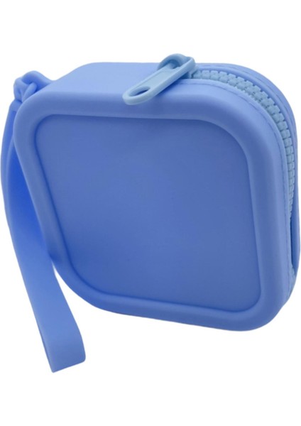 Çanta Kartı Fermuarlı Kapatma Kart Kılıfı Mavi (Yurt Dışından) indirimleri