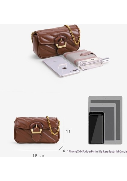 Fransız Niş Nakış Iplik Zincir Kadın Çanta Omuz Crossbody Çanta (Yurt Dışından) modelleri