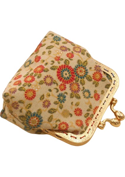 Küçük Çiçekli Tokalı Çanta Vintage (Yurt Dışından)