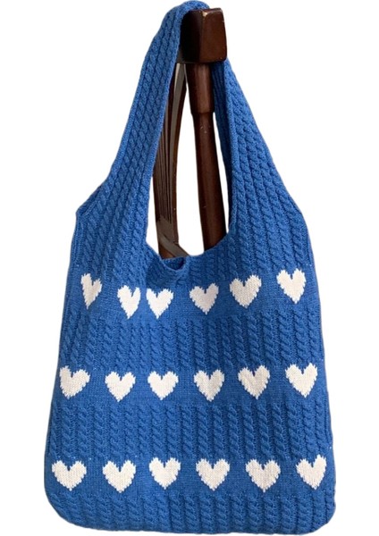 Yeni Örme Çanta Dokuma Çanta Üst Düzey Yün Taşınabilir Omuz Çanta Kadın Çanta (Yurt Dışından)