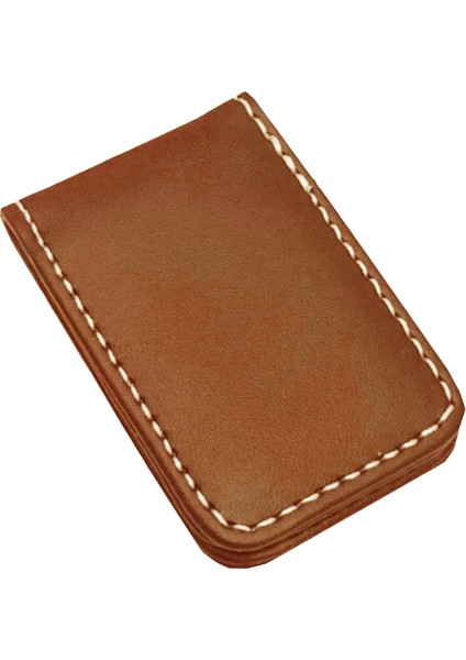Pocket Clip Dolar Kelepçe Kimlik Kartı Tutucu Cüzdan Erkekler Kadınlar BROWN_60X41X8MM (Yurt Dışından)