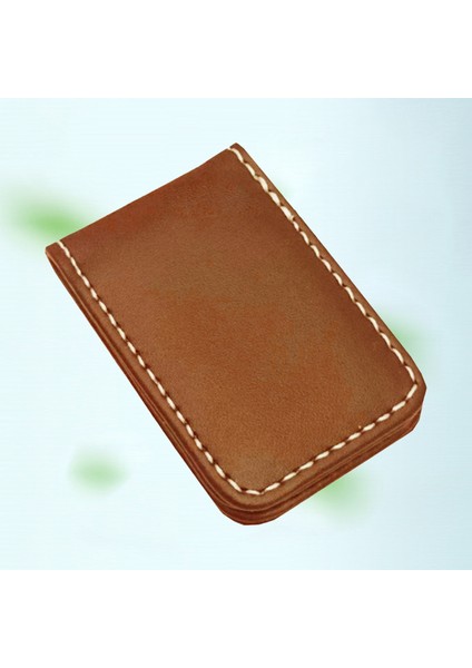 Pocket Clip Dolar Kelepçe Kimlik Kartı Tutucu Cüzdan Erkekler Kadınlar BROWN_60X41X8MM (Yurt Dışından) modelleri