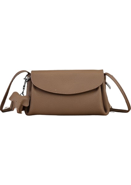 Hakiki Deri Çanta Kadın Yumuşak Sığır Derisi Bulut Çanta Crossbody Kadın Günlük Omuz Çantası (Yurt Dışından)