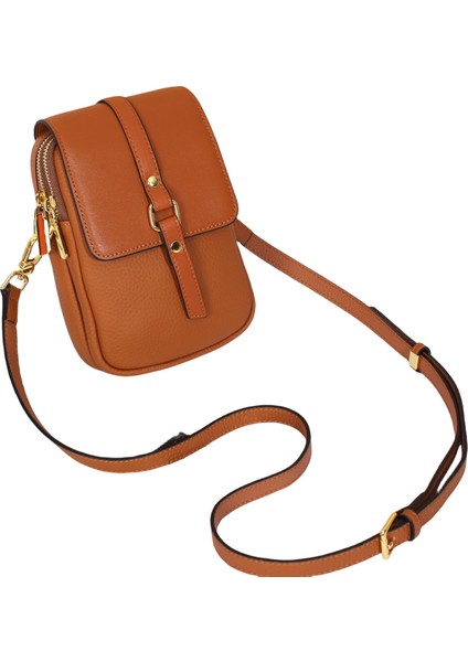 Hakiki Deri Küçük Satchel Bayan Yumuşak Deri Cep Telefonu Çantası Kadın Crossbody Omuz Çantası (Yurt Dışından)