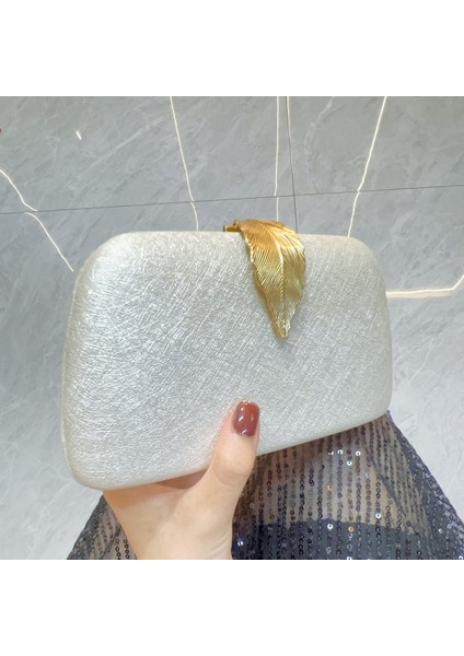 Premium Dokulu Kadın Clutch (Yurt Dışından)