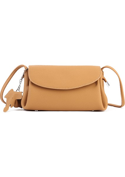 Hakiki Deri Çanta Kadın Yumuşak Sığır Derisi Bulut Çanta Crossbody Kadın Günlük Omuz Çantası (Yurt Dışından)