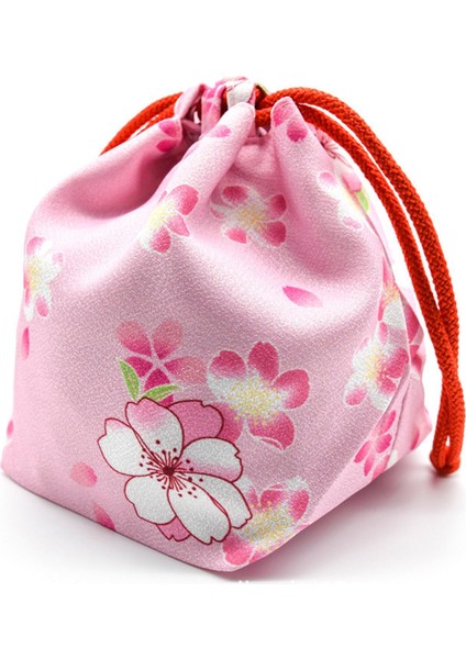 Japon Çizim Çantası Çantası Gıda Torbası Pembe (Yurt Dışından)