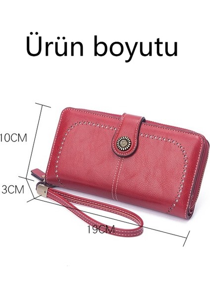 Kadın Cüzdan Fermuar Büyük Kapasiteli Debriyaj Çanta (Yurt Dışından)