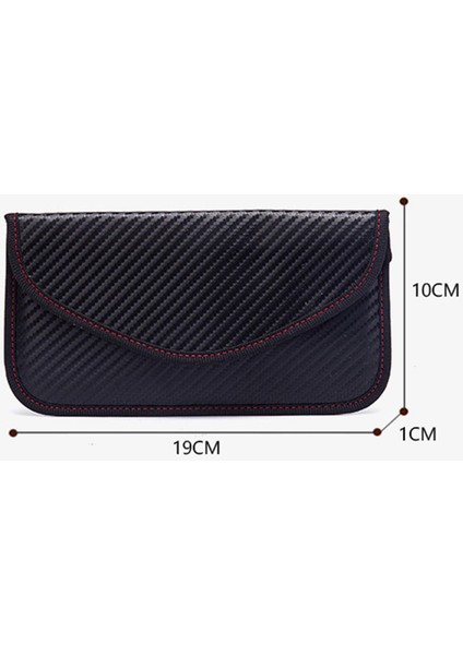 Kartı Için Fiber Pu Kılıfı Kılıfı Cüzdan Faraday Çantası (Yurt Dışından) indirimleri