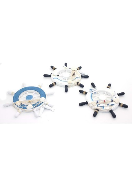 Ahşap Marin Duvara Asmalı Dümen