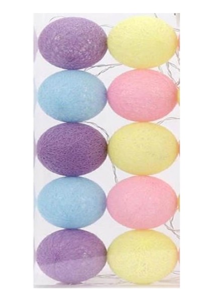 10'lu Işıklı Renkli Top Dekoratif LED Hediyelik