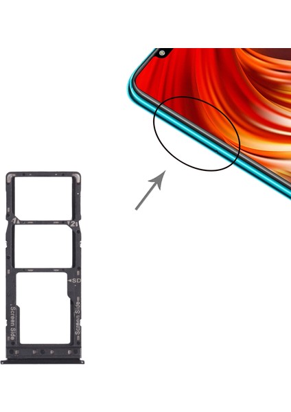 Infinix Hot 7 Pro Için Tepsi + Mikro Sd Kart Tepsisi (Yurt Dışından)