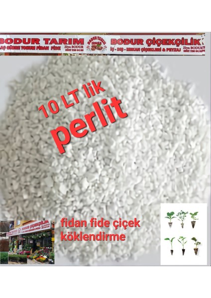 10 Lt Lik Döke Tarım Perliti Fidan,fide,çiçek Köklendirme Perliti fiyatları