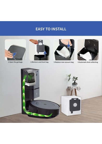 Irobot Roomba Için Irobot Roomba I3 Için Tüm I & S & J Serisi Toz Torbaları (Yurt Dışından)