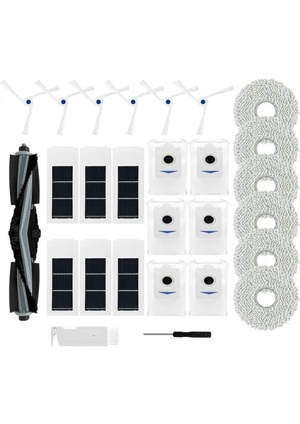Ecovacs Deebot X2 / X2 Pro / X2 Omni Robot Süpürge Yedek Parçaları (Yurt Dışından)