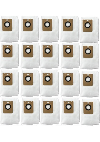 Xiaomi Dreame Bot D10 Plus Için 20 Adet Toz Torbası (Yurt Dışından)