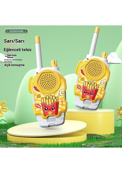 Çocuk Walkie-Talkie Ebeveyn-Çocuk Bağlantı Oyuncakları Kablosuz Çağrı Cihazı Bire Bir Eğitici Oyuncaklar (Yurt Dışından) fiyatları