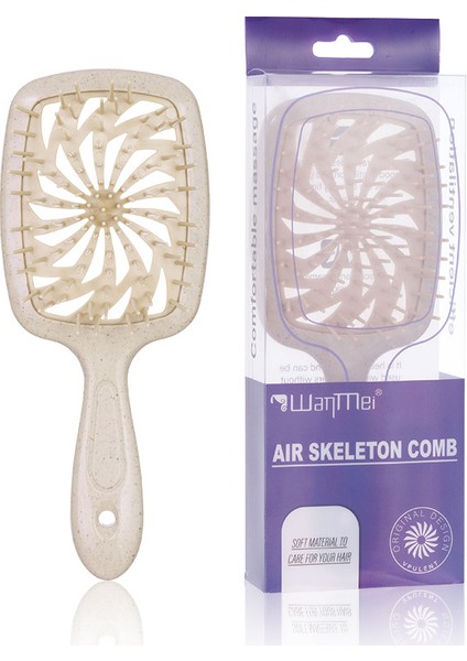 Masaj Tarağı Içi Boş Şekillendirme Saç Pürüzsüzleştirme (Yurt Dışından)