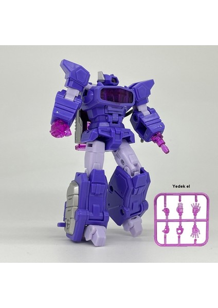 Transformers Şok Dalgası Sonik Dalga G1 Animasyon Versiyonu Küçük Ölçekli Robot Modeli (Yurt Dışından)