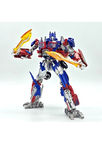 Transformers Optimus Hassas Kaplı Versiyonu Deforme Edilebilir Robot Modeli Figürü (Yurt Dışından)