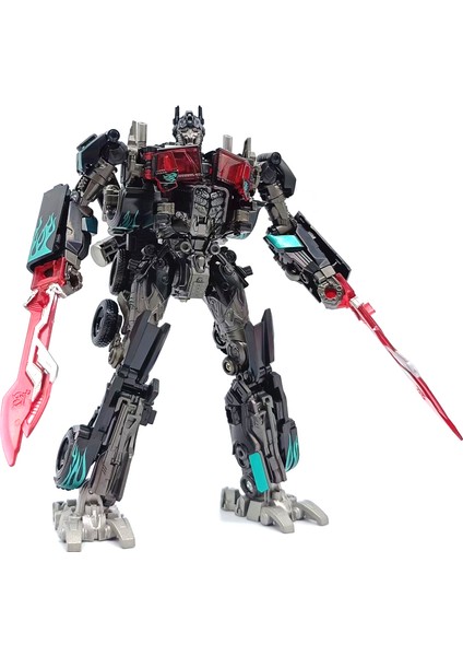 Transformers Optimus Uçan Kanat Sütunu Model Robot Figure Kayışlı Aksesuarlar Çantası (Yurt Dışından)