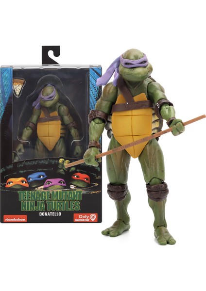 7 Inç Teenage Mutant Ninja Turtles Tmnt 1990 Film Versiyonu Hareketli Bebek El Modeli Çocuk Oyuncakları (Yurt Dışından)