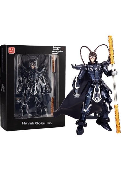 Siyah Mitoloji Goku Hareketli Model Mecha Montaj Oyuncakları (Yurt Dışından)