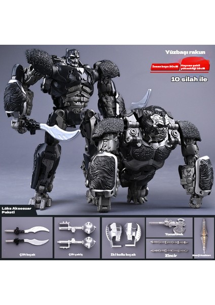 Dönüşen Robot King Kong Kaptan Orangutan Ikili Form Model Oyuncak (Yurt Dışından)