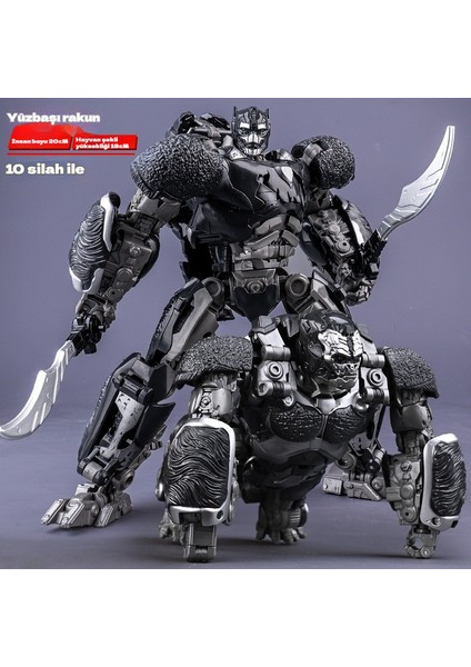 Dönüşen Robot King Kong Kaptan Orangutan Ikili Form Model Oyuncak (Yurt Dışından)