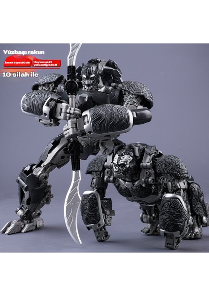 Dönüşen Robot King Kong Kaptan Orangutan Ikili Form Model Oyuncak (Yurt Dışından)