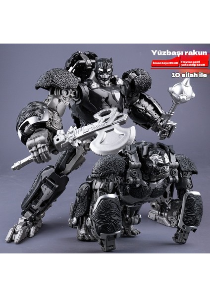 Dönüşen Robot King Kong Kaptan Orangutan Ikili Form Model Oyuncak (Yurt Dışından)