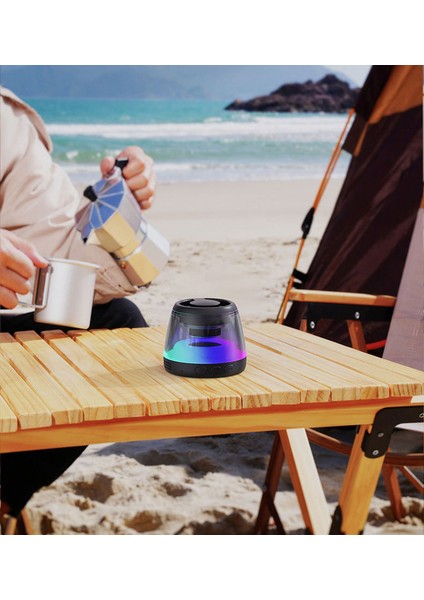 Stereo Bas Taşınabilir Hoparlörler Bluetooth Rgb Işıklı Bluetooth Hoparlör Seyahat Parti Ev Sineması Açık Hava Su Geçirmez Hoparlörler (Yurt Dışından) fiyatları