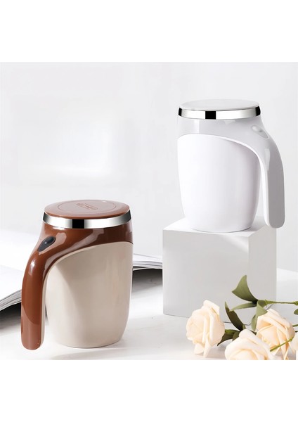 Otomatik Karıştırma Kupa Paslanmaz Çelik Mıknatıslı Kupa Otomatik Manyetik Kupa Taşınabilir Kahve Kupası Kupalar (Yurt Dışından) fırsatları