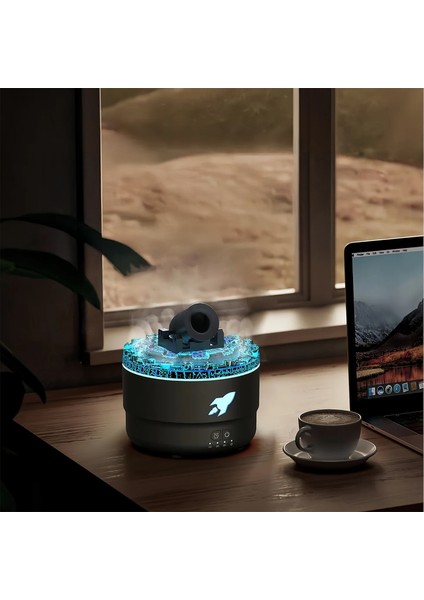 Aroma Nemlendirici Buhar Topu Nemlendirici Sessiz Difüzör 2 Mod Yaratıcı Taret Renkli Aroma Hava Nemlendirici Küçük Ev Masaüstü Nemlendirici Yatak Odası Için (Yurt Dışından) fiyatları