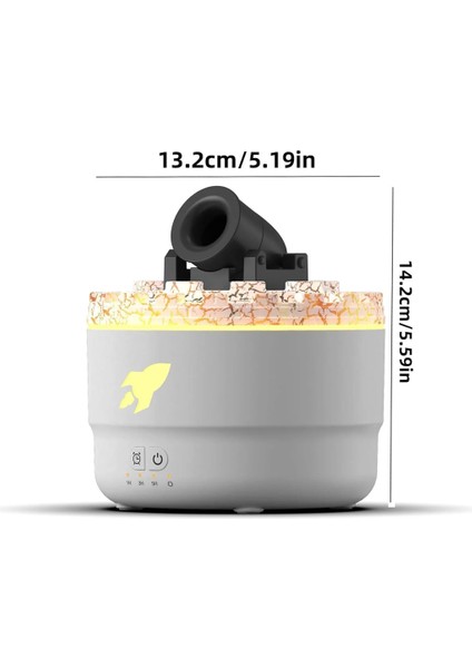 Aroma Nemlendirici Buhar Topu Nemlendirici Sessiz Difüzör 2 Mod Yaratıcı Taret Renkli Aroma Hava Nemlendirici Küçük Ev Masaüstü Nemlendirici Yatak Odası Için (Yurt Dışından) indirimleri