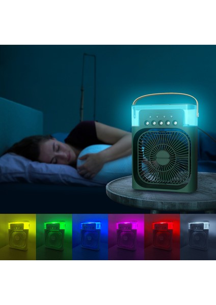 USB Mini Küçük Cihaz Yurt Ofis Fanı Masaüstü Sprey Soğutma Sessiz Elektrikli Küçük Fan (Yurt Dışından) fırsatları