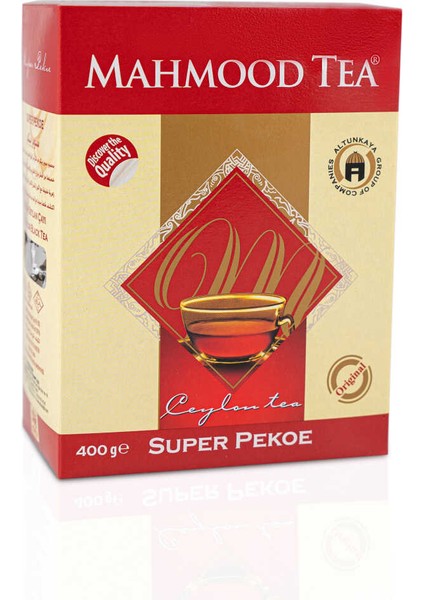 Seylan Pekoe Dökme Çay 400 gr ve Küre Tasarımlı Silver Çay Süzgeci