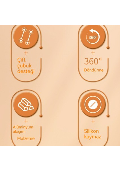 Alüminyum Alaşım 360 Derece Döner Levha Katlama Standı (Yurt Dışından)