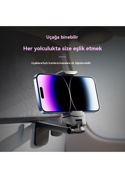 Çok Fonksiyonlu Seyahat Mini Dönebilen Masaüstü Cep Telefonu Tutucusu (Yurt Dışından)