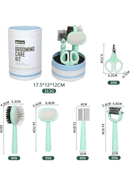 Yuekeda-5'i 1 Arada Pet Tırnak Makası Temizleme Tarağı Bakım Seti (Yurt Dışından) modelleri