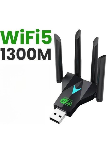 1300M Arttırılmış 5g Ikili Grup Wifi Alıcısı Için Eklenti ve Oyna (Yurt Dışından)