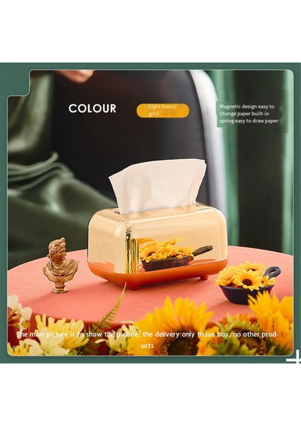 Lüks Altın Doku Kutuları Depolama Peçete Tutucu Kağıt Vaka Organizatör (Yurt Dışından) fırsatları