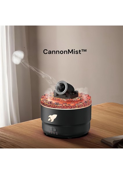 Ev Tipi Büyük Kapasiteli Aromaterapi Nemlendirici Büyük Sis Hacmi 200ML (Yurt Dışından)